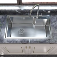 Good Quality Sink - MEJE 750×450 MM Stainless Steel Kitchen Sink-Large Bowl Sink with Basket Strainer – Meje