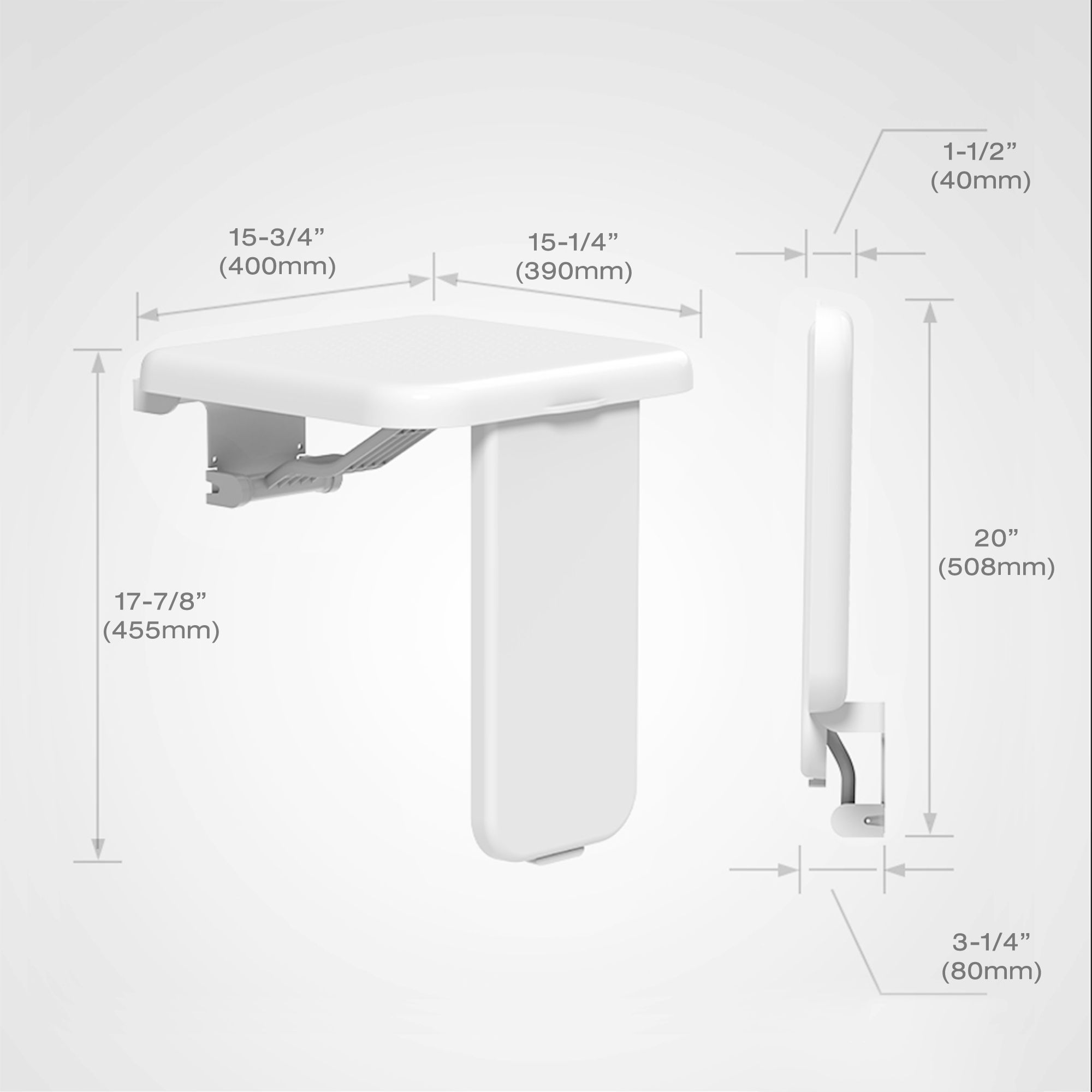 MEJE  Bath Safety Furniture Shower Bench Seat,Bathroom Stool Seating Chair