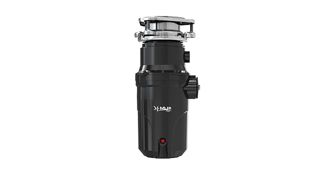 Black garbage disposal