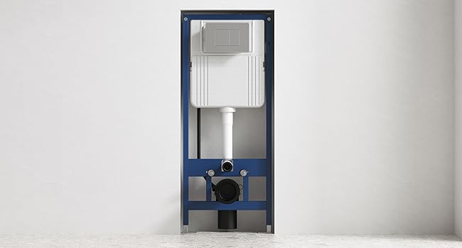 Pneumatic In-Wall Toilet Tank Carrier