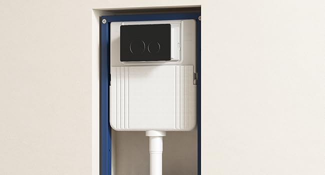 Concealed toilet tank