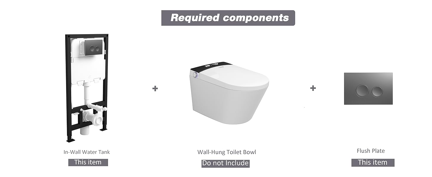 wall hung smart toilet