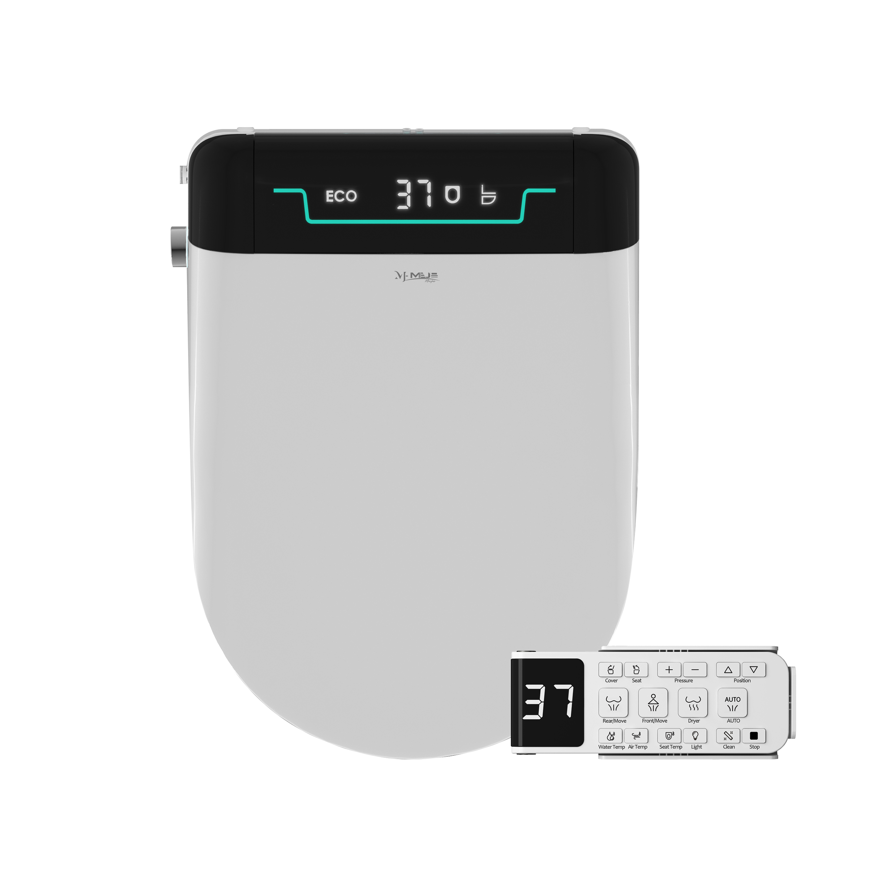 MEJE MN001U-Electronic Bidet Seat for  Toilets with Remote Control