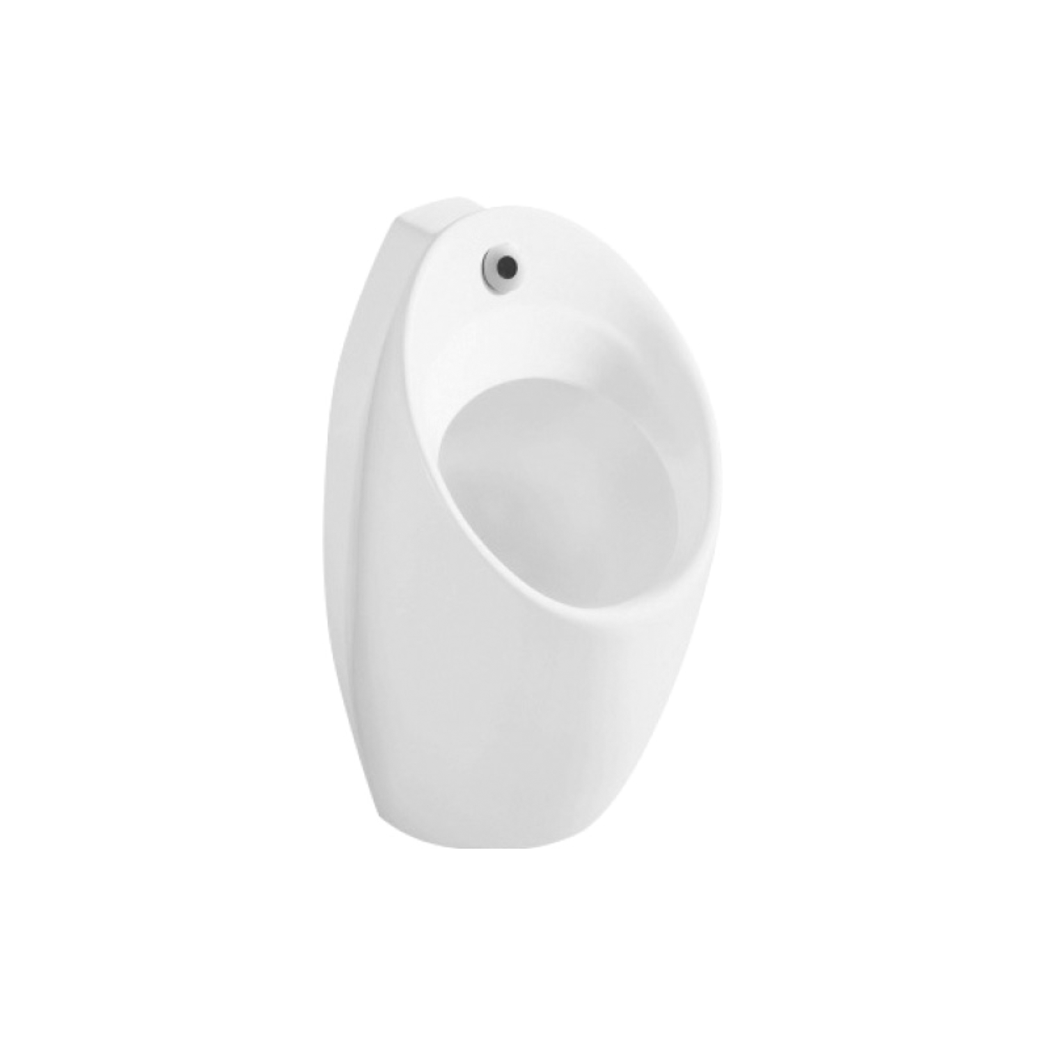 Wall Mounted Ceramic Urinals with Sensor Flush Valve, Touchless Operation