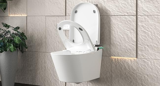 wall hung smart toilet