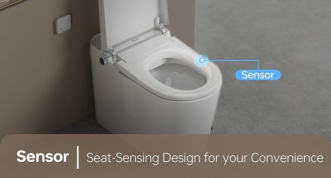 Smart Toilet with Heated Seat