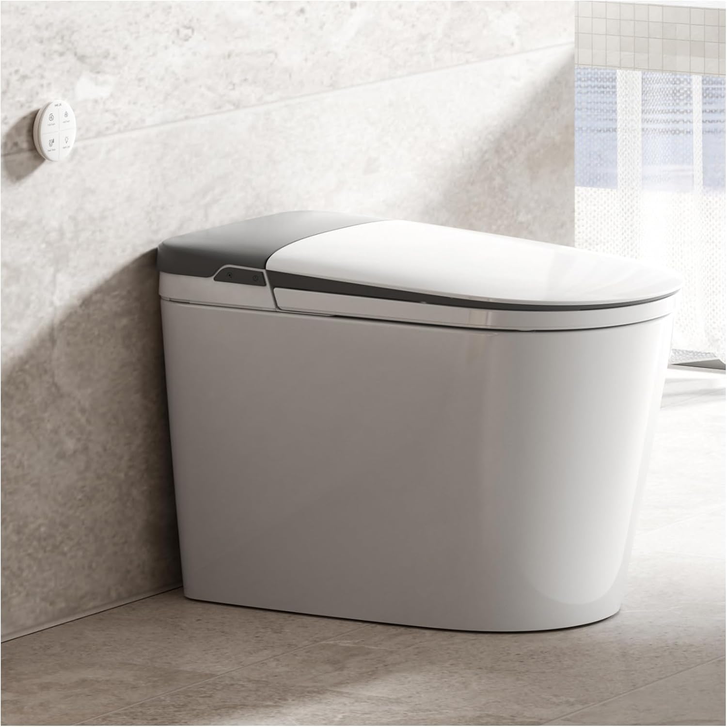 MJ-Q2Q - Basic Smart Function Toilet with Built-in Heated Seat, Elongated