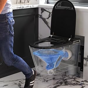 wall mounted smart toilet