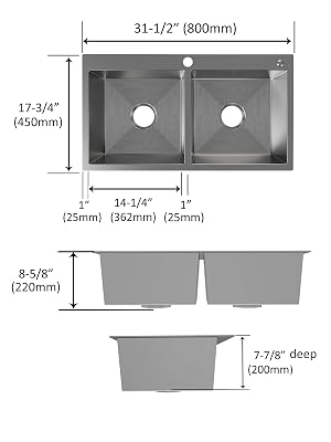 31.5-Inch Kitchen Sink