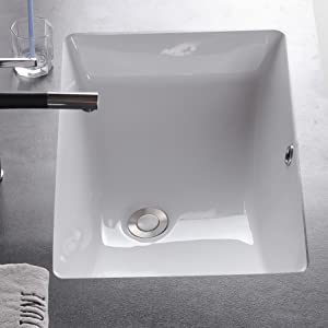 undermount bathroom sink rectangle