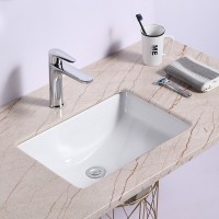 Special Price for Standard Bathroom Sink - MEJE #202A -20.9 Inch Undermount Sink, Rectrangle Undercounter Bathroom Sink,Ceramic Lavatory Vanity Vessel Sink- White – Meje