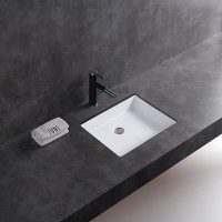 Renewable Design for Bathroom Apron Sink - MEJE #202G -21.5Inch Vessel Sink Rectangle Undermount Bathroom Sink Lavatory Vanity Ceramic Pure White – Meje