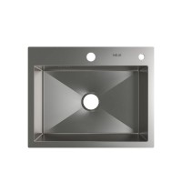Factory Free sample Integrated Kitchen Sink - MEJE 500 x 400 mm Stainless Steel Kitchen Sink-Large Bowl Sink with Basket Strainer – Meje