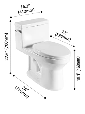 siphon flush toilet 